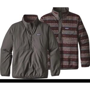 Patagonia Reversible Snap-T Glissade Saltillo Fleece Small S Top Pullover Jacket